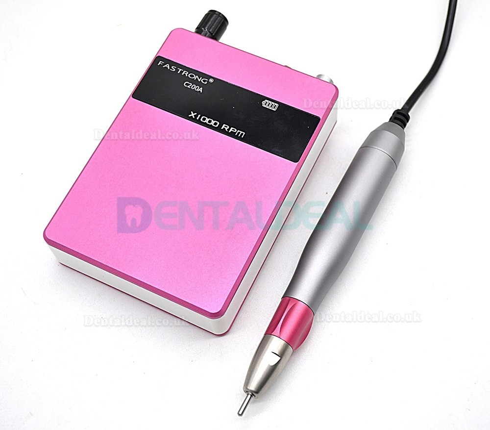 FASTRONG C200A Portable Dental Lab Brushless Micromotor for Polishing Carving Grinding